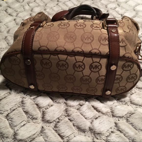 Y2K Michael Kors Large Canvas Satchel - Picture 3 of 6